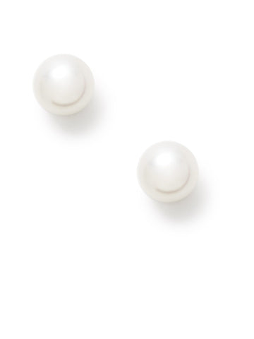 Tara Pearls Women's Akoya Pearl & Yellow Gold Stud Earrings - White